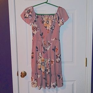 Xhilaration Off the Shoulder Summer Dress Size S